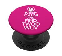 Princess Bride Keep Calm and Find Twoo Wuv PopSockets PopGrip Adesivo