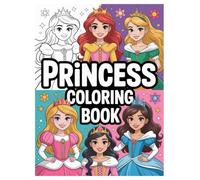 Princess Coloring Book: 100 Magical Pages for Girls Ages 4-8: A Fun and Creative Activity Book with Castles, Unicorns, and Fairy Tale Scenes for Little Artists