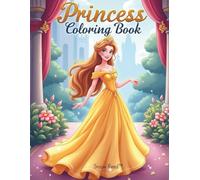 Princess Coloring Book: Elegant and Enchanting Coloring Pages for Kids