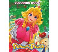 Princess Coloring book: Encourage Creativity with Cute Pe-achs Colouring For Ages 8-12