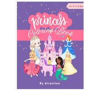 Princess coloring book for Girls: Perfect activity Book for summer break