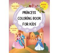 Princess Coloring Book for Kids: 50+ Enchanting Designs: A Magical Journey with Beautiful Princesses, Castles, Fairies, and Royal Friends for Girls Ages 4-8