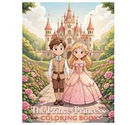 Princess Coloring Book for Kids and adults: More than 100 Enchanting Pages Featuring Prince and Princesses (Activity and Coloring Book for Kids And adults )