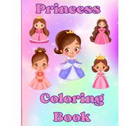 Princess Coloring Book: Fun Princess Coloring Pages with Castles, Crowns, and Unicorns for Girls Ages 4-8