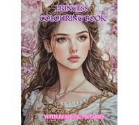 Princess Colouring Book - 80 Beautiful A4 Pages of Magical Princess Designs
