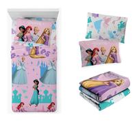 Princess Completo Letto3 pz Lenzuolo Sopra+Sotto con angoli+Federa Letto Singolo