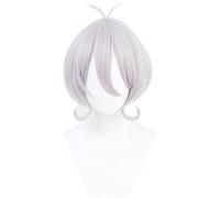 Princess Connect! RE: IMMERSIONE Natsume Kokoro Parrucche Cosplay Corto Gradiente Argento Gradiente Viola Parrucca da festa in costume Anime Natsume Kokoro