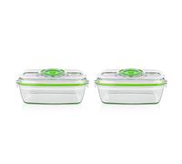 Princess Contenitore Ermetico, Vetro resistente e Plastica senza BPA, 1.1 L