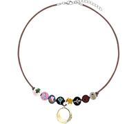 PRINCESS CUTENESS STORE Annabeth Chase - Collana con anello di Percy Jackson con perline dipinte e mezzo sangue