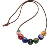 PRINCESS CUTENESS STORE Annabeth Chase - Collana con perline in legno dipinte a mano, per cosplay di Percy Jackson, olimpionico