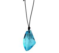 PRINCESS CUTENESS STORE H2O Just Add Water - Collana con cordoncino sottile e cristallo a forma di sirena Mako, colore: Blu