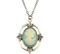 PRINCESS CUTENESS STORE Katherine Pierce - Collana con ciondolo a forma di cammeo vittoriano