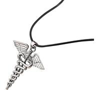 PRINCESS CUTENESS STORE Percy Jackson Camp - Collana con serpente alato mezzosangue e serpente olimpico, Annabeth Chase
