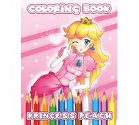 Princess Funny Pea.ch's Coloring Book: Awesome Activity Book for Kids and Toddler ages 4-8