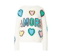 PRINCESS GOES HOLLYWOOD Pullover 'AMORE' blu chiaro / menta / rosa chiaro / offwhite Donna PRINCESS GOES HOLLYWOOD M