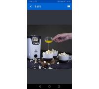 Princess Macchina Pop Corn Potenza 1100 Watt Nero e Bianco Popcorn Maker