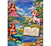 Princess Mermaid Fairy and Unicorn