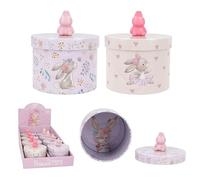 Princess Mimi - Barattolo in latta con topper, motivo: coniglietto