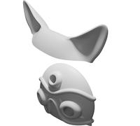 Princess Mononoke San Mask Replica - Studio Ghibli Collectible Display Piece