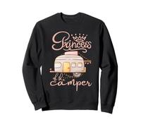 Princess of Camper VR Van Camping Girl Felpa