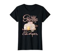 Princess of Camper VR Van Camping Girl Maglietta
