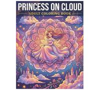 Princess on Cloud - Adult Coloring Book