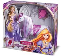 Princess Rapunzel 30 cm con cavallo