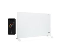 Princess Riscaldatore a infrarossi connesso - 540 W - Basso consumo - Applicazione gratuita - Programmabile con termostato integrato - Piastra in cristallo di carbonio