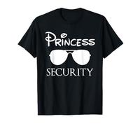 Princess Security on Duty Funny Family Guardian Officer Maglietta