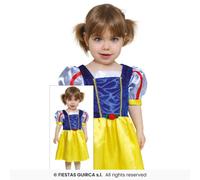 Princess Snow Fiaba Costume Carnevale Bambina Multicolore Poliestere 1-2 Anni