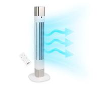 Princess Ventilatore a colonna silenziosa, altezza 103 cm, 3 modalità e 3 velocità, oscillazione, collegato, bianco