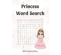 Princess Word Search Puzzle Book: Word Searches with Easy to Read Print about Princess, Fairytale, Magic and More | 6x9 inches, 110 pages | 50+ Puzzles ... Gift for Vacations, Holidays and Free Times