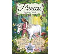 Princess Word Search: Word Search Puzzles with Easy-to-Read Print about Princess, Fairy Tales, Magical Forests and More, 6x9 inches, 120 pages, 50+ Puzzles…Gift for Vacations, Holidays, and Relaxation