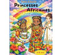 Princesses africaines: Livre de coloriage pour enfants