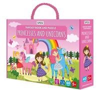Princesses and unicorns. Fantasy book and puzzle - 2024 - Sassi