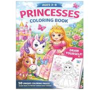 Princesses Coloring Book: Magic, Imagination, and Creativity Await Your Young Artist