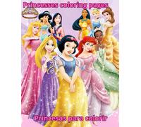 Princesses coloring pages: Princesas para colorir