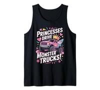 Princesses Drive Monster Trucks - Cute Power Canotta