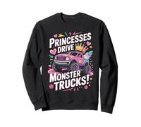 Princesses Drive Monster Trucks - Cute Power Felpa