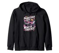 Princesses Drive Monster Trucks - Cute Power Felpa con Cappuccio