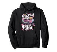 Princesses Drive Monster Trucks - Cute Power Felpa con Cappuccio