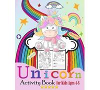 Princesses Publ Unicorn, Rainbows Mermaids Activity Book for Kids Ag (Tascabile)