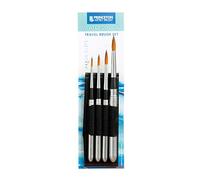 Princeton Art & Brush Aqua Elite 4580 4 pennelli per acquerello Travel Round Brush Set