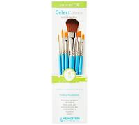 Princeton Art & Brush pennelli misti Select Artiste per olio, acrilico, acquerello Serie 3750, Brown, 120 Set
