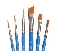 Princeton Art & Brush pennelli misti Select Artiste per olio, acrilico, acquerello Serie 3750, Brown, 122 Set