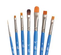Princeton Art & Brush pennelli misti Select Artiste per olio, acrilico, acquerello Serie 3750, Brown, 123 Set