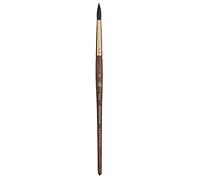 Princeton Artist Brush Princeton Artistico Nettuno, pennelli per Acquerello Serie 4750, Rotondo Scoiattolo Sintetico, Misura 8, Legno, Marrone, Size 8 Round