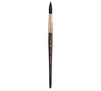 Princeton Artist Brush Princeton Artistico Nettuno, pennelli per Acquerello Serie 4750, Rotondo Scoiattolo Sintetico, Misura, Legno, Marrone, Size 12 Round