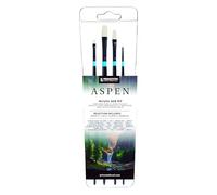 Princeton Aspen, serie 6500, set di 4 pennelli sintetici per pittura acrilica e a olio