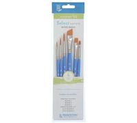 Princeton Art & Brush pennelli misti Select Artiste per olio, acrilico, acquerello Serie 3750, Brown, 122 Set